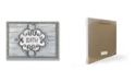 Stupell Industries Bath Gray Bead Board with Scroll Plaque Bathroom Art Collection